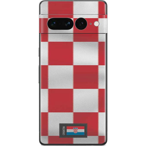 Croatia Soccer Flag Google Pixel 7 Pro Skin